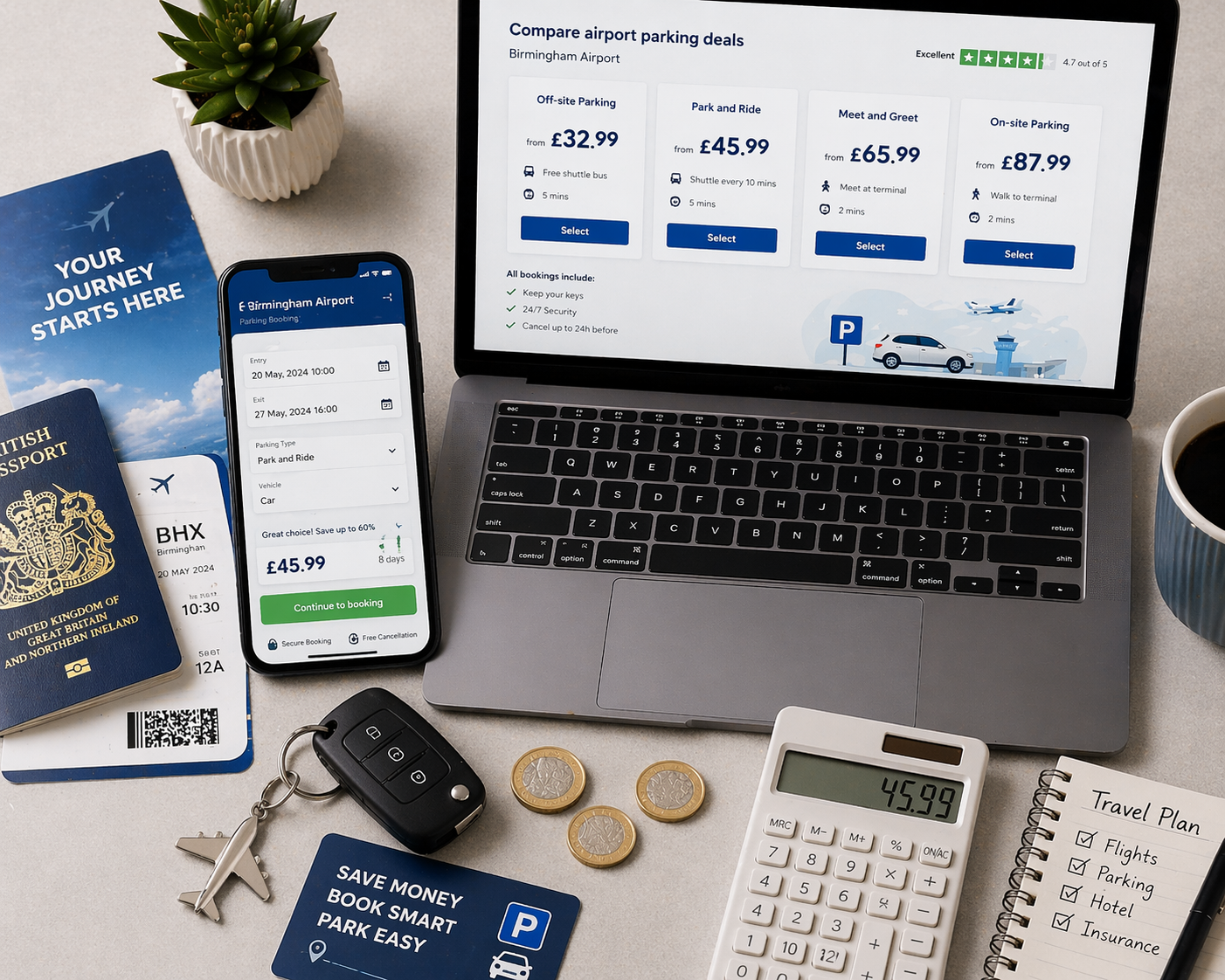 Most Affordable Parking plans around Leeds Bradford Airport